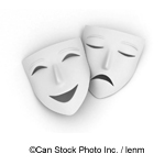 Drama and Comedy - ©Can Stock Photo Inc. / lenm