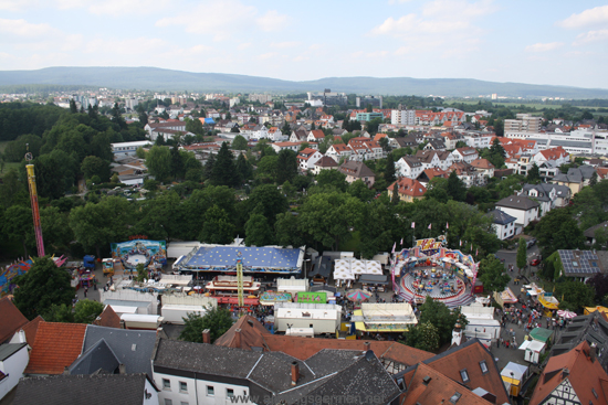 A view of the Bleiche from the tower of St.Ursula's Church.