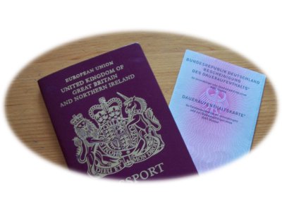 British Passport and Daueraufenthaltskarte