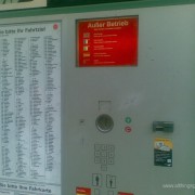 What to do when the ticket machine does not work