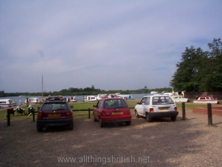 Ranworth - Malthouse Broad Der Steg in Ranworth mit Blick auf Malthouse Broad