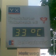 33° in Oberursel today