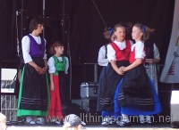 On stage at the Epinayplatz