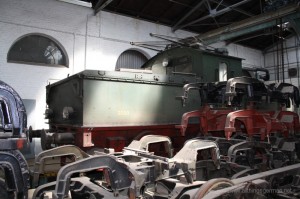 Locomotive 2020 that pulled the goods trains along the U3 tracks until 1983