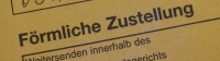 Förmliche Zustellung