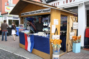 J.F.Rompel's souvenir stand at the Hessentag in Oberursel