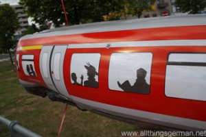 An S-Bahn balloon from the Hessentag in Oberursel