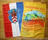 Oberursel and Hessentag flags