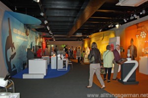Inside the floating exhibition