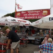 Thüringer Würstchen auf dem Markt von Teguise