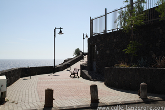 The steps at the end of Calle Teide in Puerto del Carmen