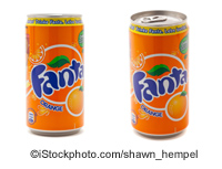 Fanta cans - ©iStockphoto.com/shawn_hempel