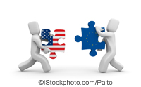 USA - EU Jigsaw pieces - ©iStockphoto.com/Palto