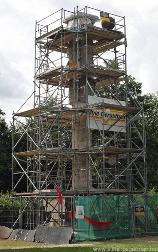 The Ehrenmal at the end of July 2012