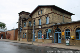 The station in Bergen auf Rügen