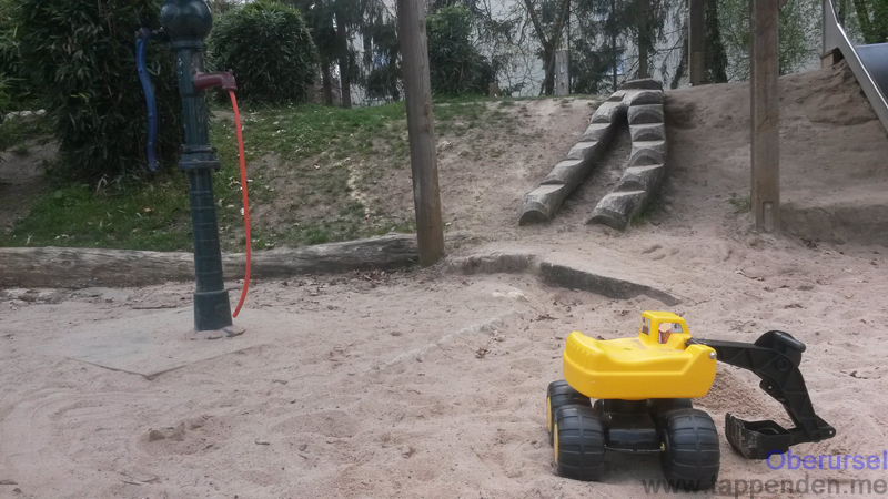 Playground with digger