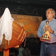 Karl Huck on the Störtebeker set in the Seebühne