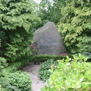 Gerhart Hauptmann's grave in Kloster