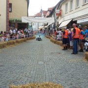 Soap box car racing in the Strackgasse