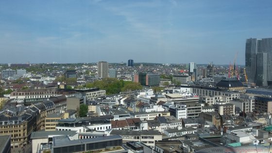 Frankfurt am Main looking North West