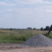 A hole in the A20 motorway