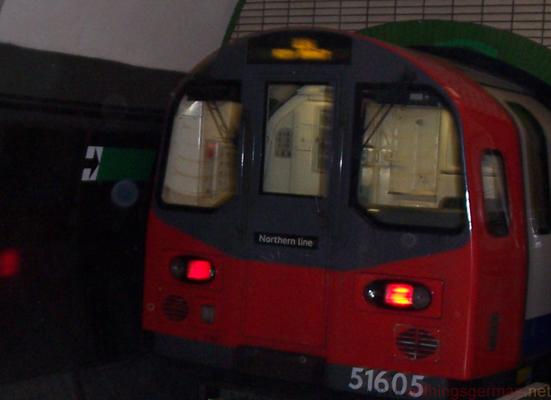 A London Underground train on the Northern Line in May 2007