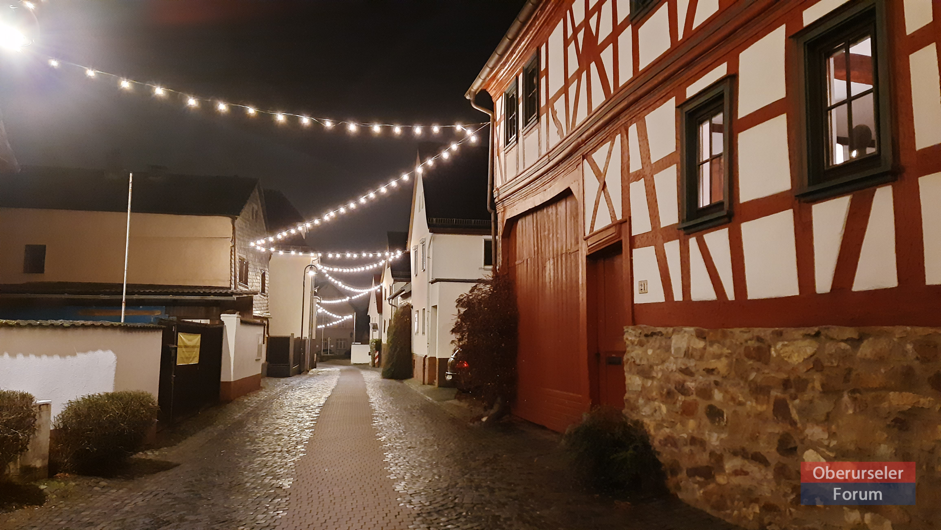 One Evening in the Gartenstraße in Stierstadt