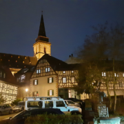 St. Ursula’s Church in Oberursel at Night