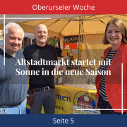 Regional market returns to Oberursel
