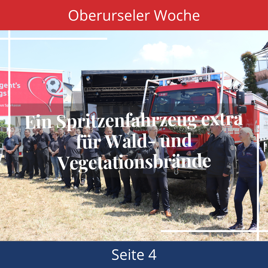 Ein Spritzenfahrzeug extra für Wald- und Vegetationsbrände 