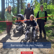 Barrierearm in den Taunus