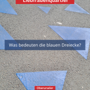 Was bedeuten die blauen Dreiecke?