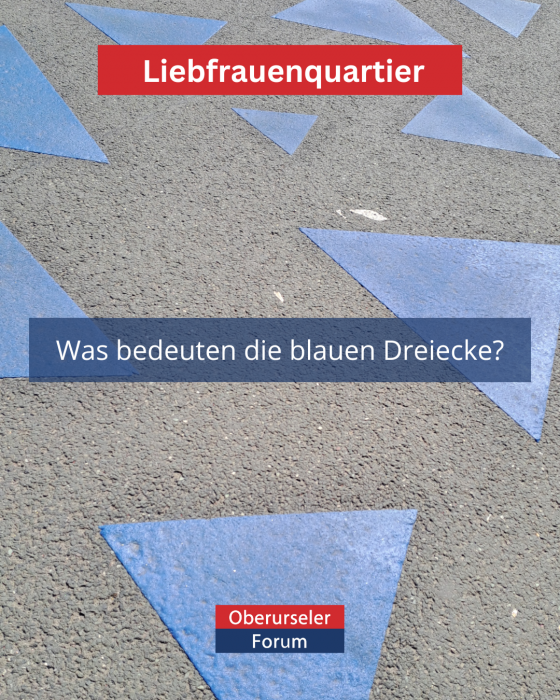Was bedeuten die blauen Dreiecke?