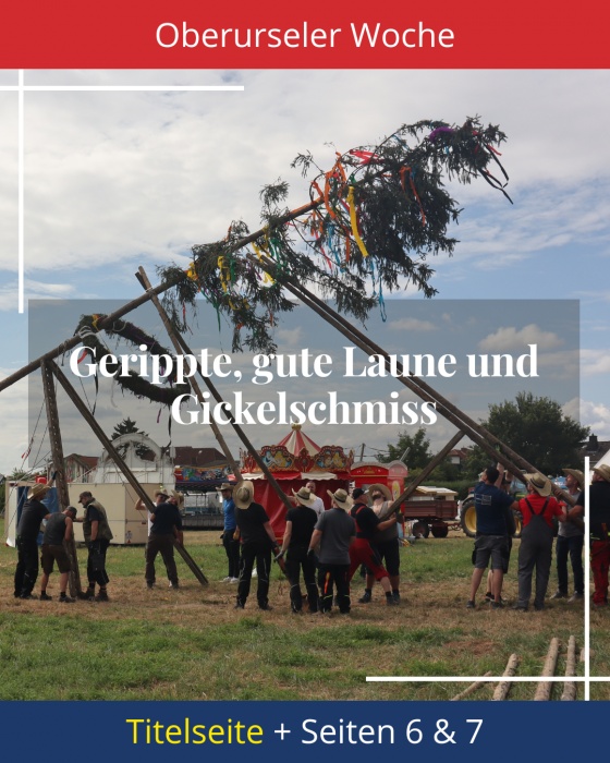 Gerippte, gute Laune und Gickelschmiss
