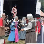 Perfektes Marktwetter für die Feyerey