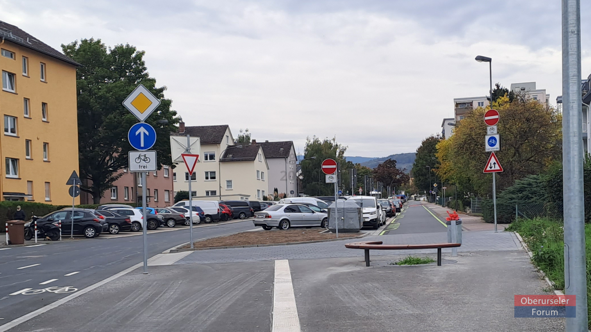 Neue Schilder in der Dornbachstraße