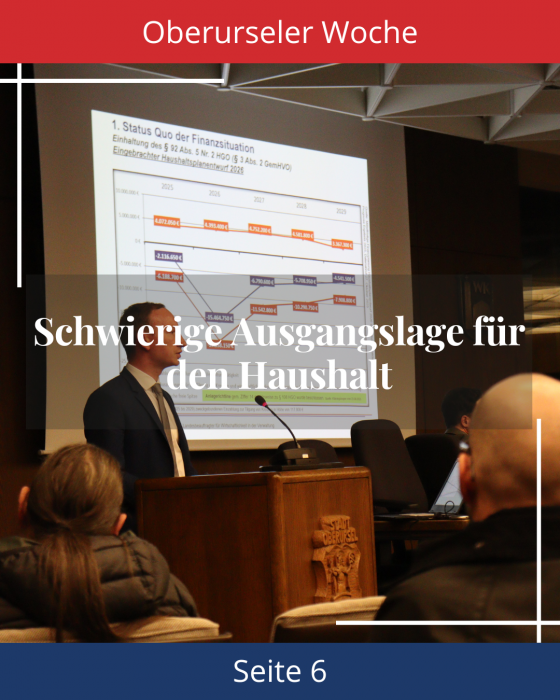 Schwierige Ausgangslage für den Haushalt