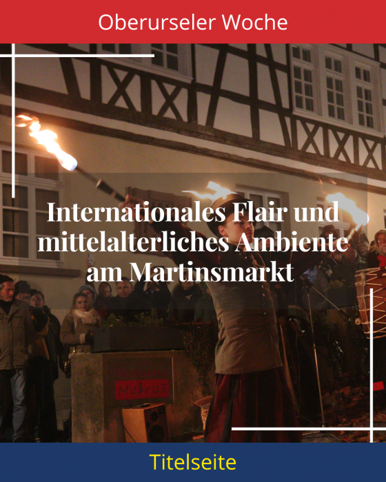 Internationales Flair und mittelalterliches Ambiente am Martinsmarkt