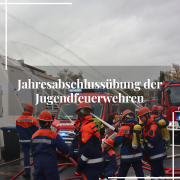 Jahresabschlussübung der Jugendfeuerwehren