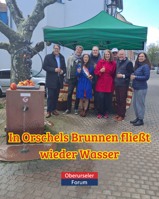 In Orschels Brunnen fließt wieder Wasser
