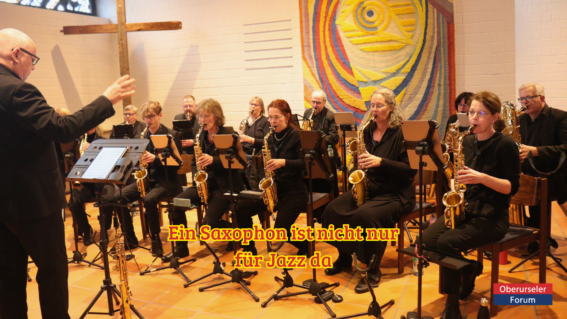 Frankfurter Saxophon Orchester in der Heilig-Geist-Kirche