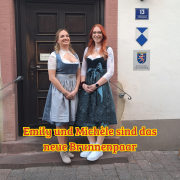 Emily und Michèle sind das neue Brunnenpaar