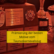 Prämierung der besten Motive vom Taunuskarnevalszug