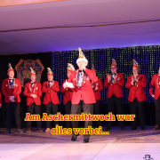 Am Aschermittwoch war alles vorbei…