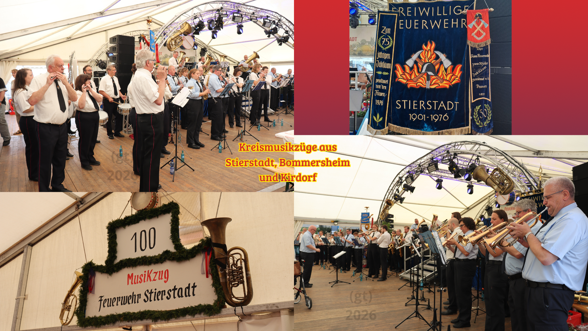 Kreismusikzüge aus Stierstadt, Bommersheim und Kirdorf