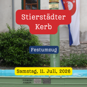 Stierstädter Kerb: Festumzug am Samstag, 11. Juli, 2026
