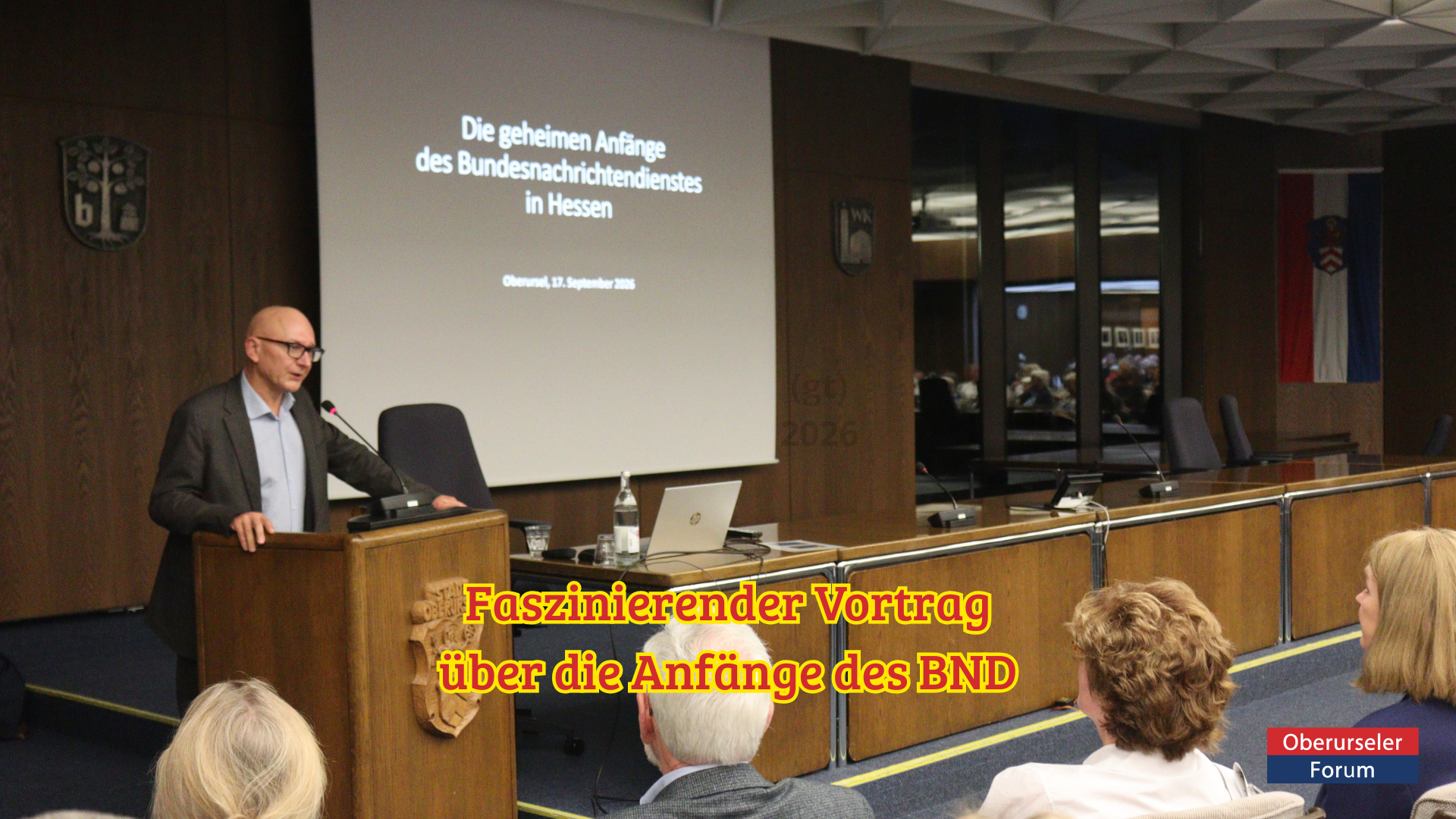 Dr. Bodo Hechelhammer im Oberurseler Rathaus