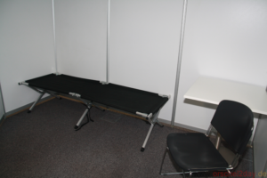 Some cubicles are wider for wheelchair users