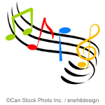 Musical notes - ©Can Stock Photo Inc. / snehitdesign