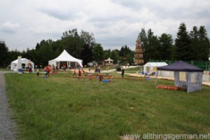 Part of the Maasgrund in Oberursel during the Hessentag 2011